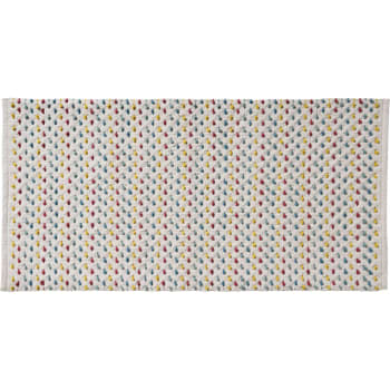 Folk colors - Tapis coton fantaisie multicouleur 60x120cm