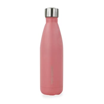 Bouteille isotherme 500 ml pastel corail mat