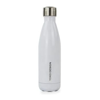 Bouteille brillant isotherme 500 ml blanc