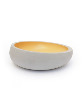 BRUT - Videpoche en béton Cream Gold