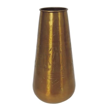 Jaya - Motivi di vaso cilindrico in alluminio