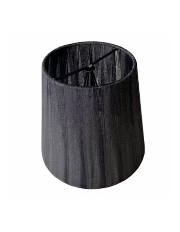 Paralume stoffa nero CYLINDRIQUE 30