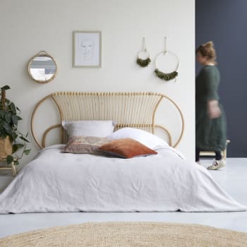 Leontie - Testata letto in rattan 190 cm