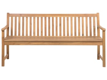 Vivara - Banc Bois d'acacia certifié 180 cm Bois clair