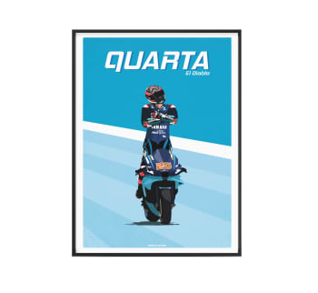 AUTO-MOTO - Affiche MotoGP - Quarta El Diablo - 40 x 60 cm