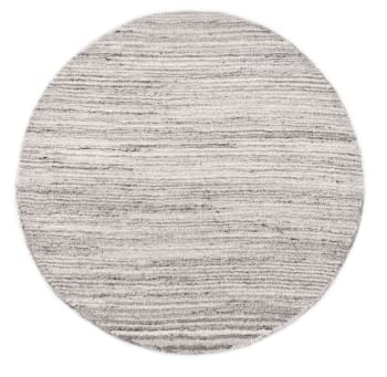 ROYAL BERBER - Tapis berbère en laine naturelle - gris D100 cm