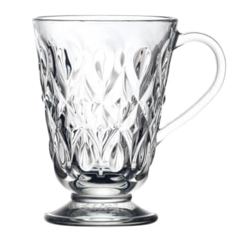 Lot de 6 mugs, lyonnais - Mug  en verre transparent - lot de 6