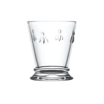 Set de 6 verres à eau,  abeille - Verre à eau  en verre transparent - lot de 6