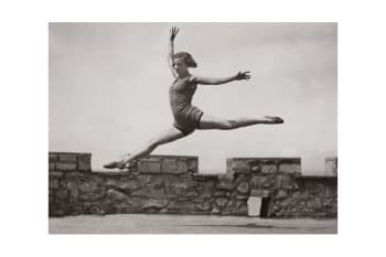 SPORT - Photo ancienne noir et blanc danse n°01 alu 40x60cm