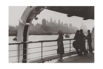 VILLES - Photo ancienne noir et blanc New-York n°06 cadre noir 40x60cm