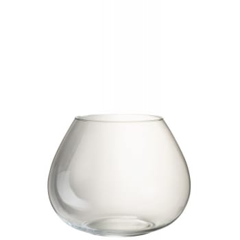 FIE - Vase verre transparent H30cm
