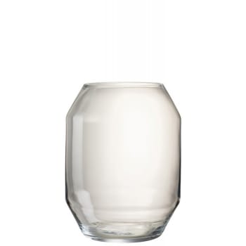 LILOU - Vase verre transparent H41cm