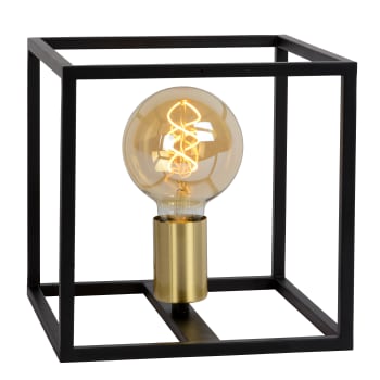 Ruben - Lampe de table en métal noir