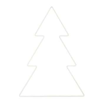 SAPIN - Sapin métallique blanc 20,5x28,5cm