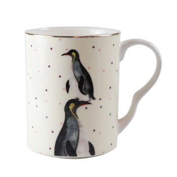 PINGOUIN - Mug en porcelaine pingouin 28cl