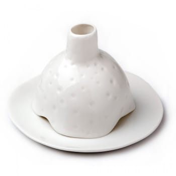 IGLOO DE NUIT - Photophore criblé porcelaine