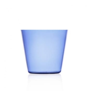 Lot de 6-Verre à eau 31cl en verre trempé résistant teinté bleu saphir LE  PICARDIE®