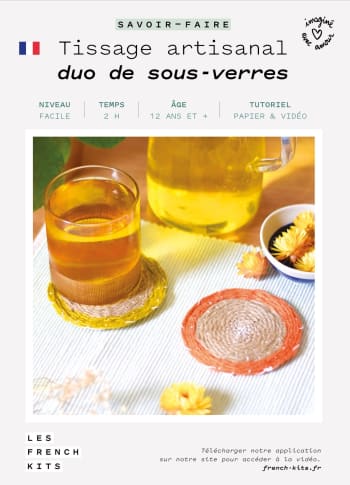 DOUCEUR DE VIVRE - Kit tissage duo de sous-verres