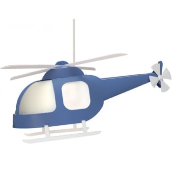 Suspension enfants Hélicoptère Bleu 53cm