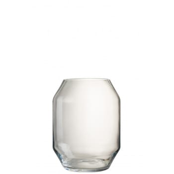 LILOU - Vase verre transparent H33cm