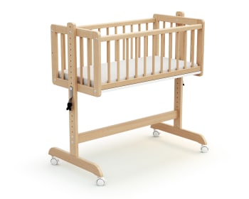 Essentiel - Culla convertibile co-sleeping in legno Faggio verniciato 40 x 80 cm