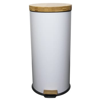 Petite poubelle carré – poubelle cuisine 6L en métal à pédale, couvercle et  seau en plastique – poubelle de bureau, cuisine ou 114 - Cdiscount Maison