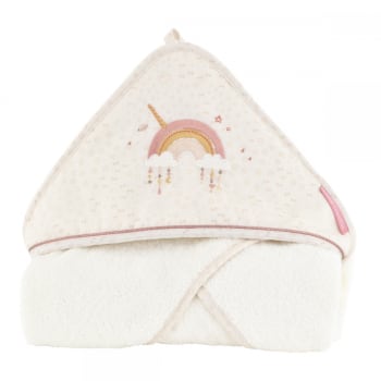 UTOPIA - Capa de baño rosa de algodón ecológico