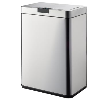 Daytona - Poubelle de cuisine automatique Acier inoxydable Argent 60L