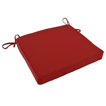 Coussin de remplacement pour Chaise, Fauteuil Jardin 60 x 60 cm – Rouge  piment