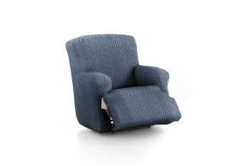 EYSA - Funda de sillón relax XL elástica azul 60 - 110 cm