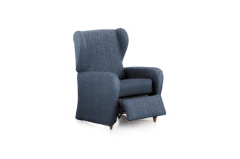 EYSA - Housse de fauteuil relax extensible bleu 60 - 85 cm
