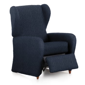 EYSA - Funda de sillón relax elástica azul 60 - 85 cm