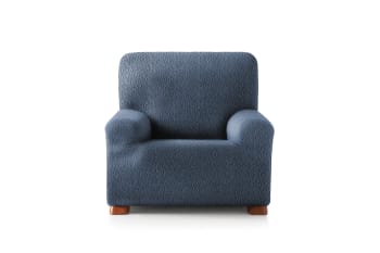 EYSA - Funda de sillón elástica azul 80 - 130 cm