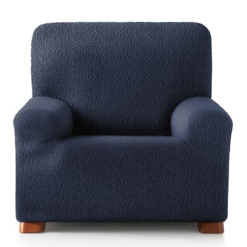 EYSA - Funda de sillón elástica azul 80 - 130 cm