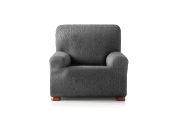 EYSA - Housse de fauteuil extensible gris foncé 80 - 130 cm