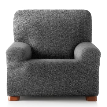 EYSA - Funda de sillón elástica gris oscuro 80 - 130 cm