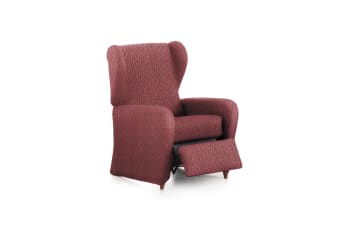 EYSA - Funda de sillón relax elástica burdeos 60 - 110 cm