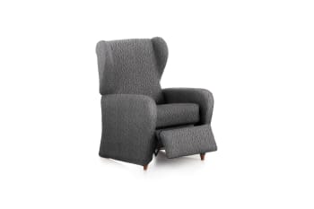 EYSA - Housse de fauteuil relax extensible gris foncé 60 - 85 cm
