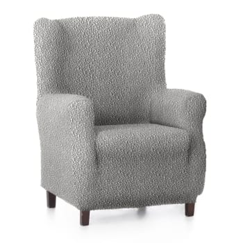 EYSA - Housse de fauteuil oreiller gris clair 70 - 100 cm