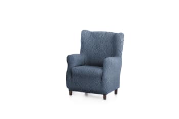 EYSA - Housse de fauteuil oreiller bleu 70 - 100 cm