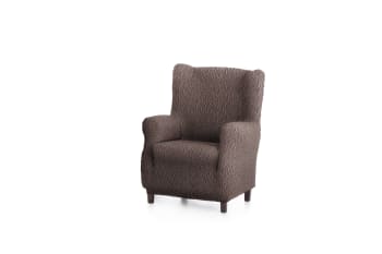 EYSA - Housse de fauteuil oreiller marron 70 - 100 cm