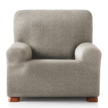 EYSA - Elastischer Sesselbezug 80-130 cm taupe
