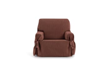 EYSA - Housse de fauteuil avec des rubans orange 80 - 120 cm