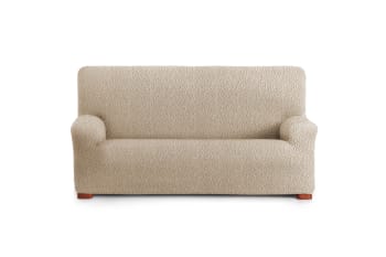 EYSA - Elastischer 2-Sitzer-Sofabezug 140-200 cm beige