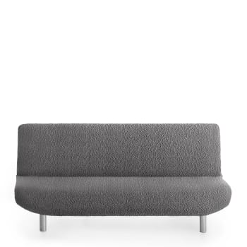 EYSA - Funda de sofá click clack elástica gris oscuro 180 - 230 cm