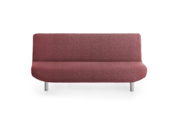 EYSA - Funda de sofá click clack elástica burdeos 180 - 230 cm