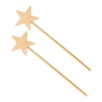 Qianderer Bacchette magiche luminose da 26 cm, per Halloween e
