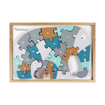 Buchstaben-Puzzle Elefant