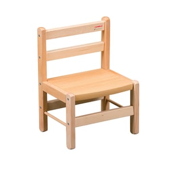 LOUISE - Chaise enfant en bois massif vernis naturel