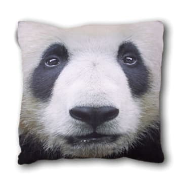 PANDA - Grand coussin panda déhoussable 49x49cm